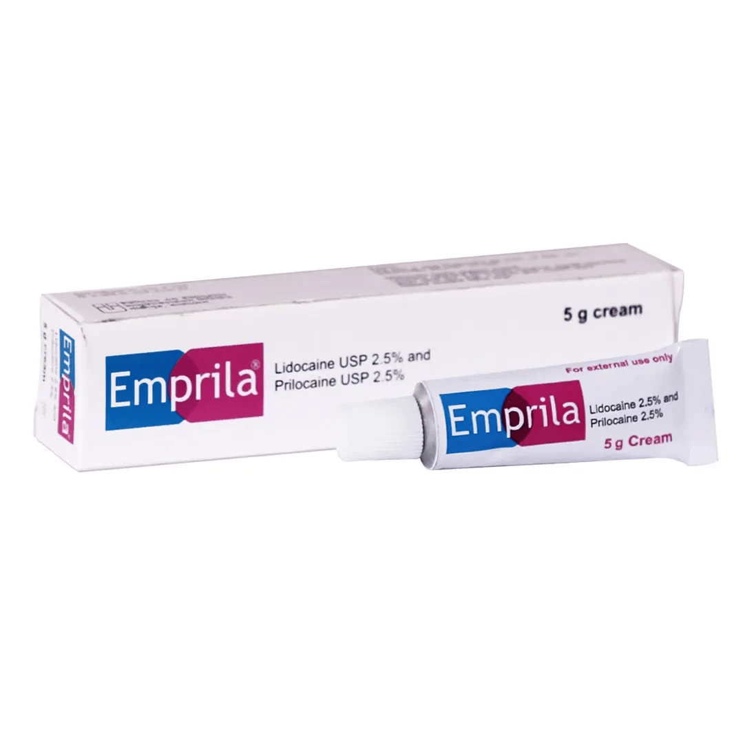 Emprila Cream 2.5%+2.5% 5gm