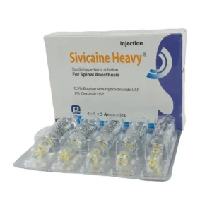 Sivicaine Heavy Intraspinal Injection
