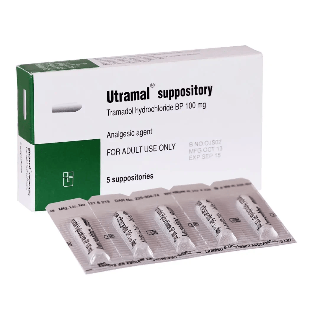 Utramal Suppository 100mg (1box)